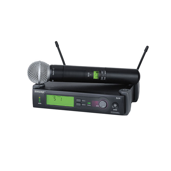 اجاره میکروفون بی سیم shure مدل SLX24/SM58